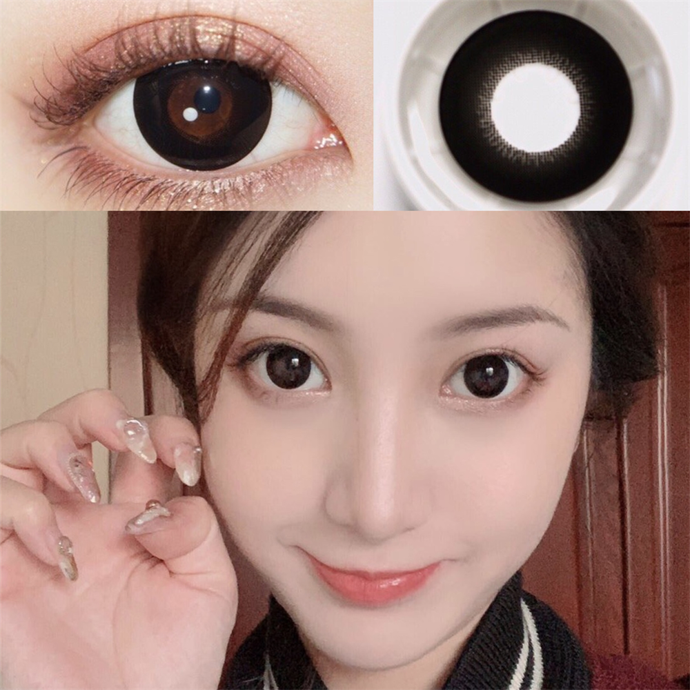 Morningcon Giant rings Colored Contact Lenses For Eyes Half Yearly 2pcs