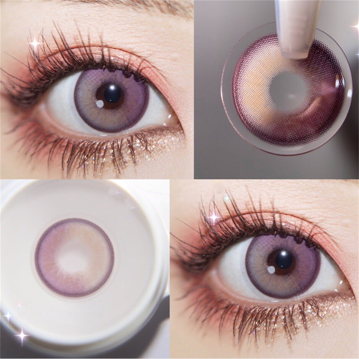 Morningcon Juniperus horizontalis Colored Contact Lenses For Eyes Half Yearly 2pcs