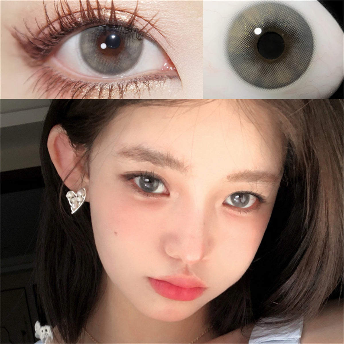 Morningcon Moonlit tea Colored Contact Lenses For Eyes Half Yearly 2pcs
