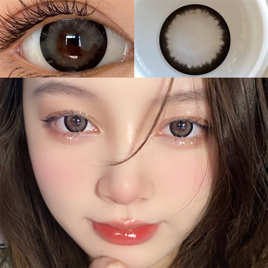 Morningcon Pepper cream cake Colored Contact Lenses For Eyes Half Yearly 2pcs