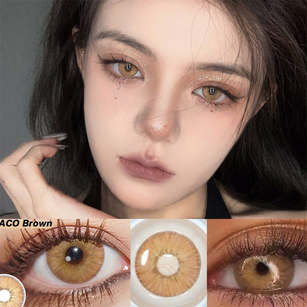 Morningcon New York Colored Contact Lenses For Eyes Half Yearly 2pcs