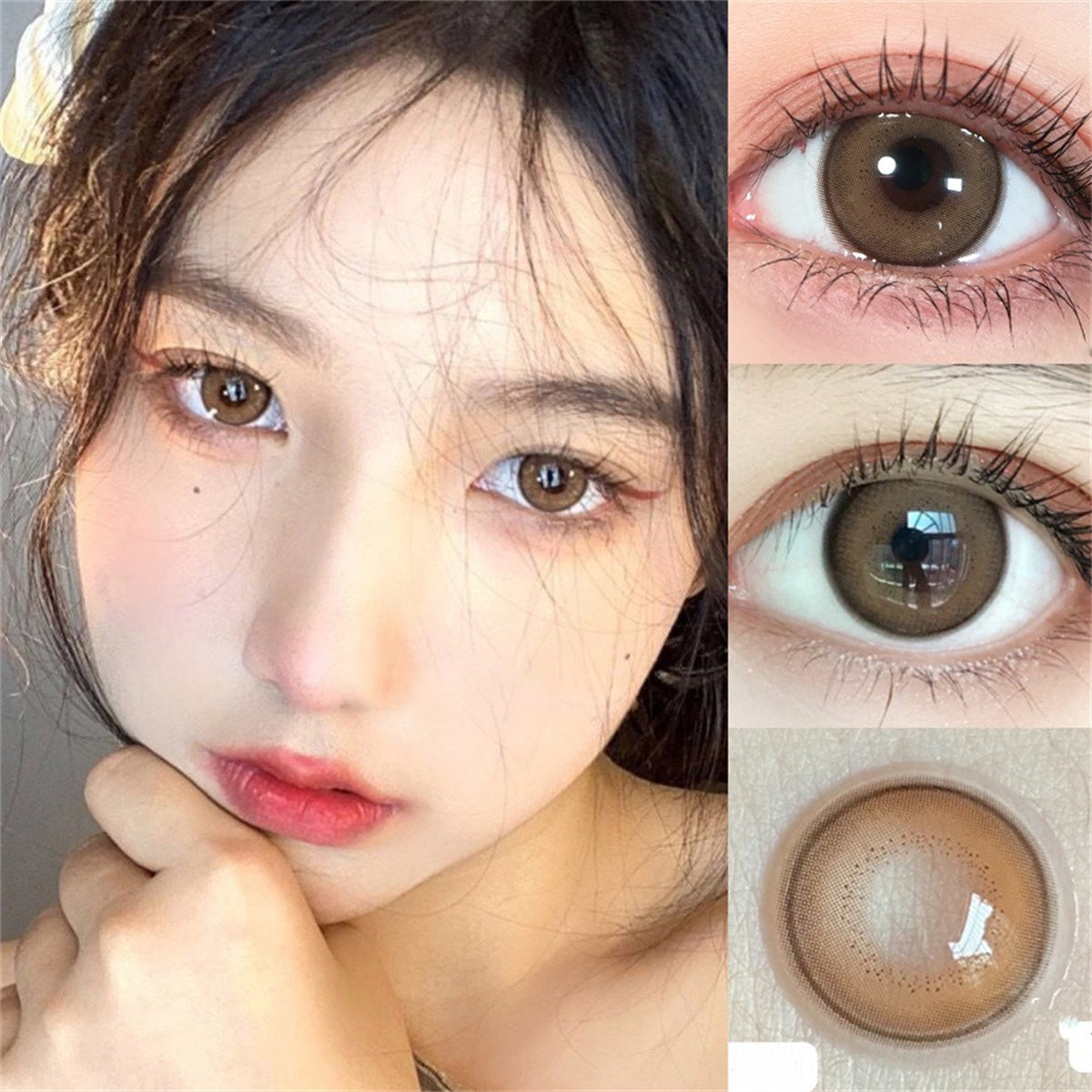 Morningcon Denim Blue Colored Contact Lenses For Eyes Half Yearly