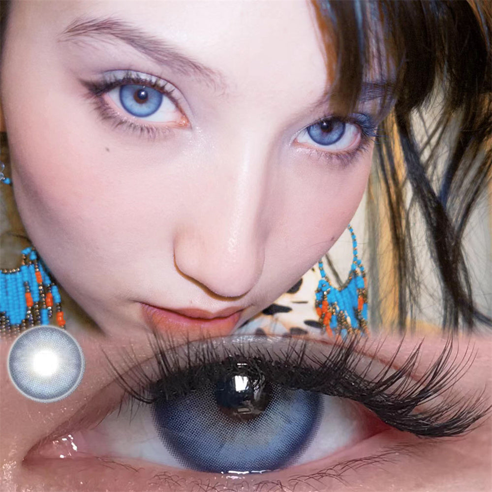 Morningcon Squash Violet Colored Contact Lenses For Eyes Half Yearly 2pcs