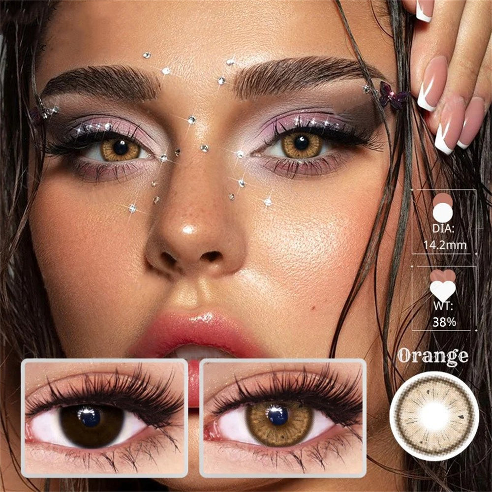 Morningcon Fruit-F29 Colored Contact Lenses For Eyes Half Yearly 2pcs