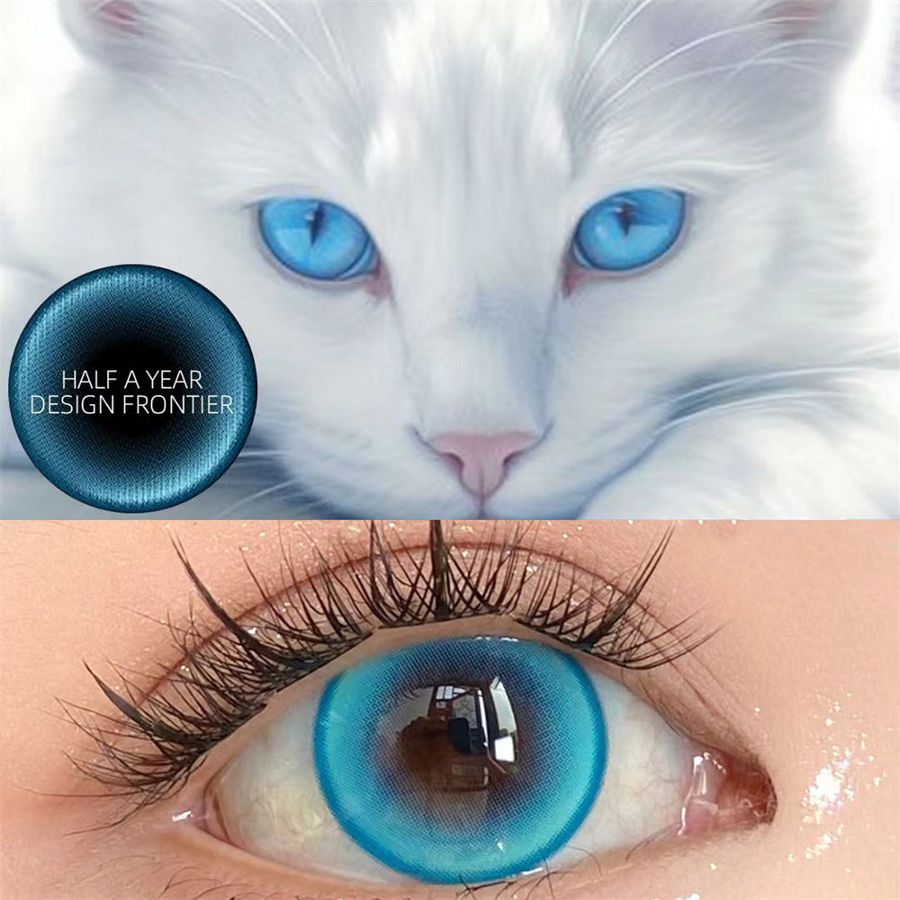 Morningcon Butterfly Colored Contact Lenses For Eyes Daily 2pcs