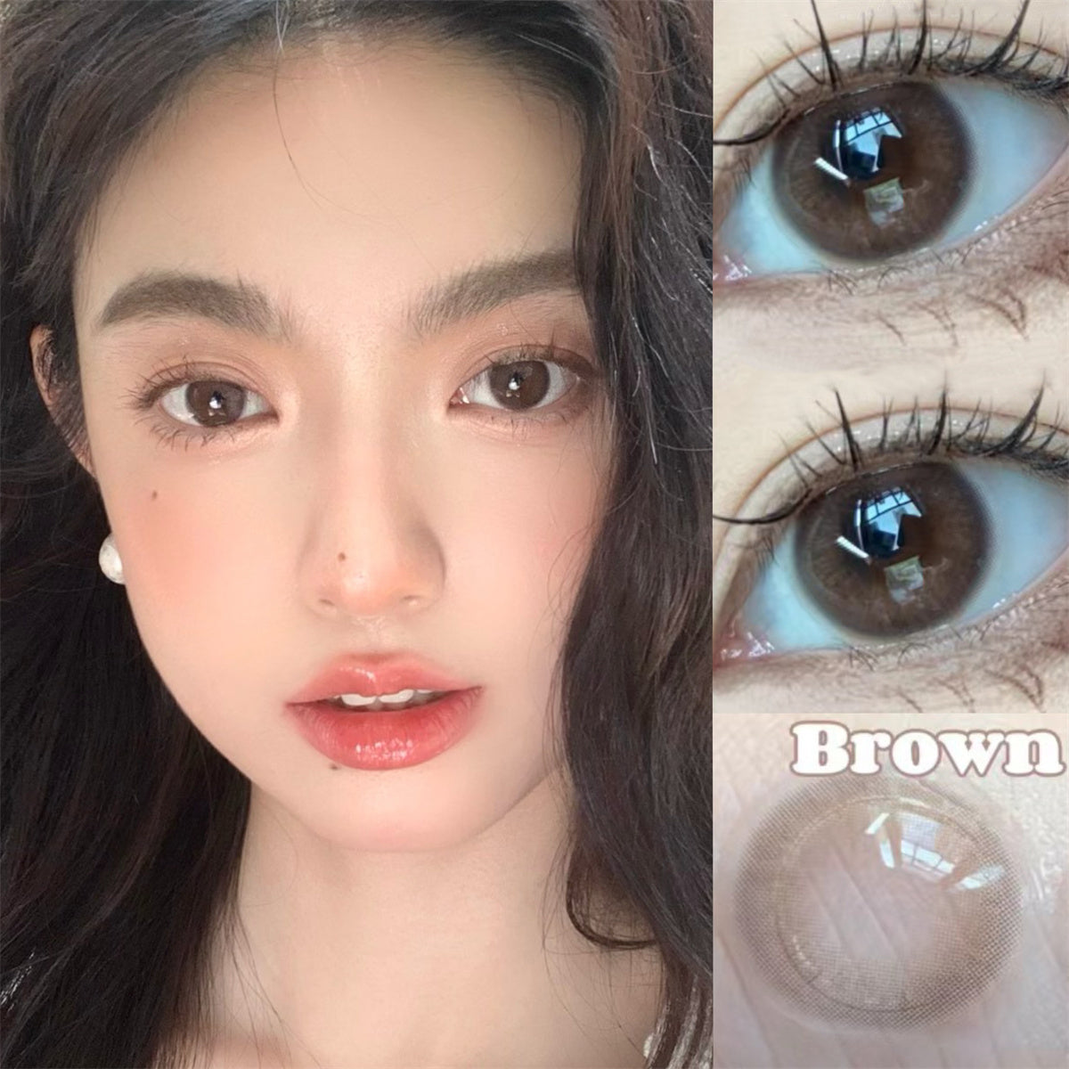 Morningcon Small blisters Colored Contact Lenses For Eyes Half Yearly 2pcs