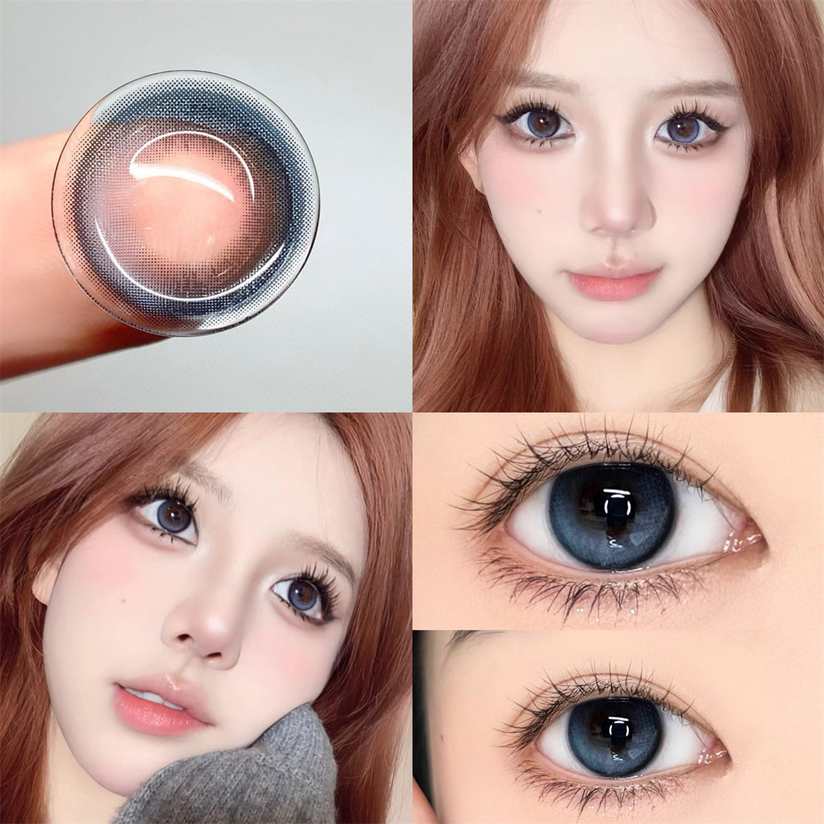 Morningcon Basque Colored Contact Lenses For Eyes Half Yearly 2pcs