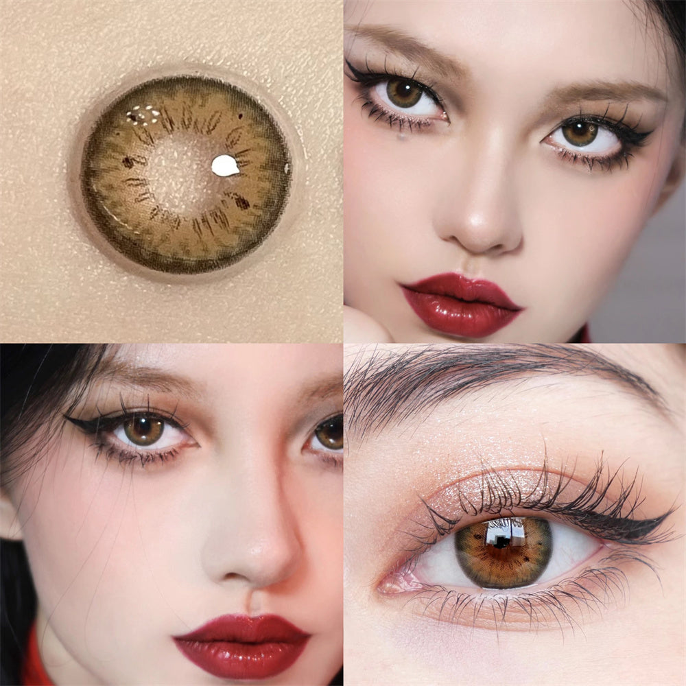 Morningcon Clara Colored Contact Lenses For Eyes Half Yearly 2pcs