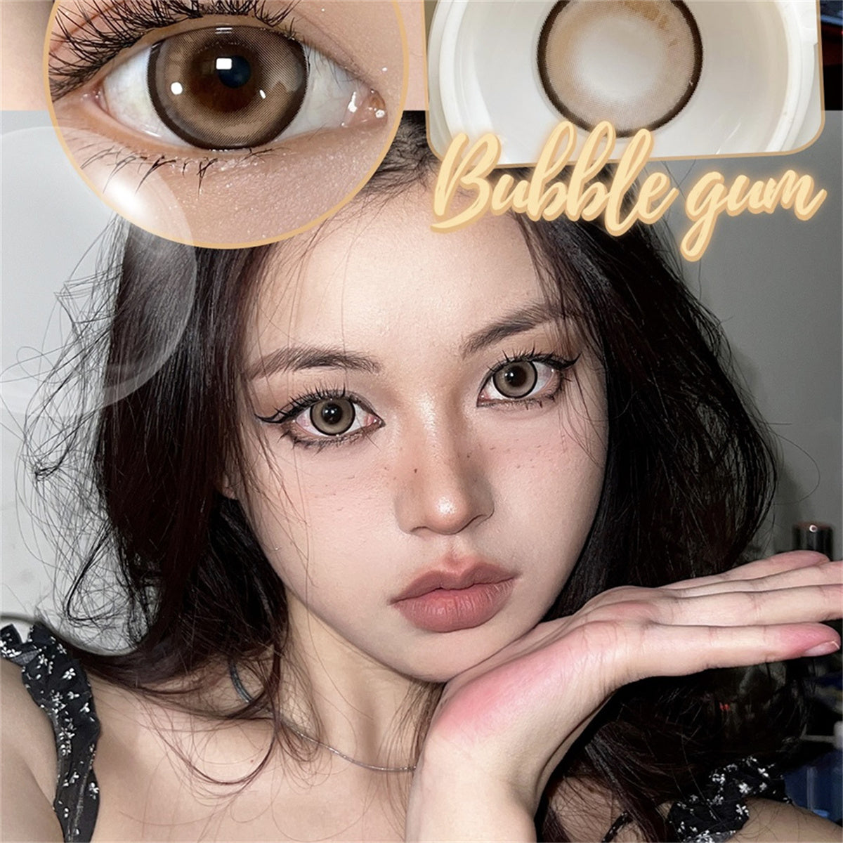 Morningcon Bibab Colored Contact Lenses For Eyes Half Yearly 2pcs