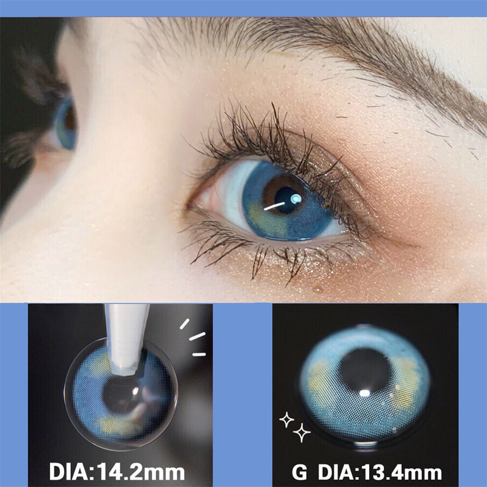 Morningcon Naked Colored Contact Lenses For Eyes Half Yearly 2pcs