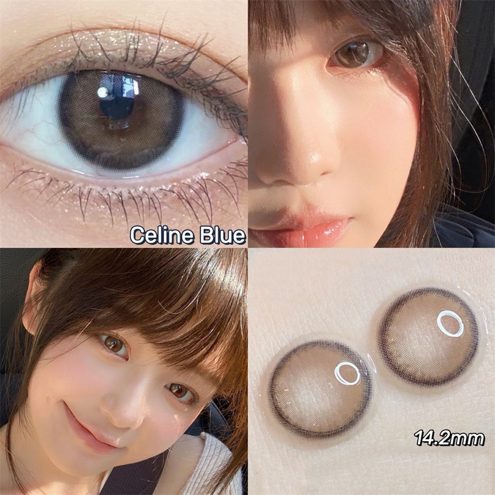 Morningcon Blossom honey Colored Contact Lenses For Eyes Half Yearly 2pcs