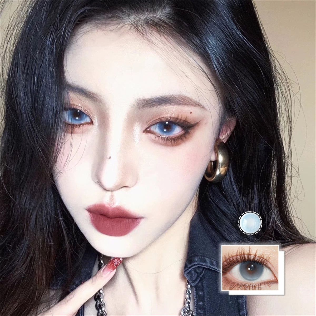 Morningcon Elf Sea Colored Contact Lenses For Eyes Half Yearly 2pcs