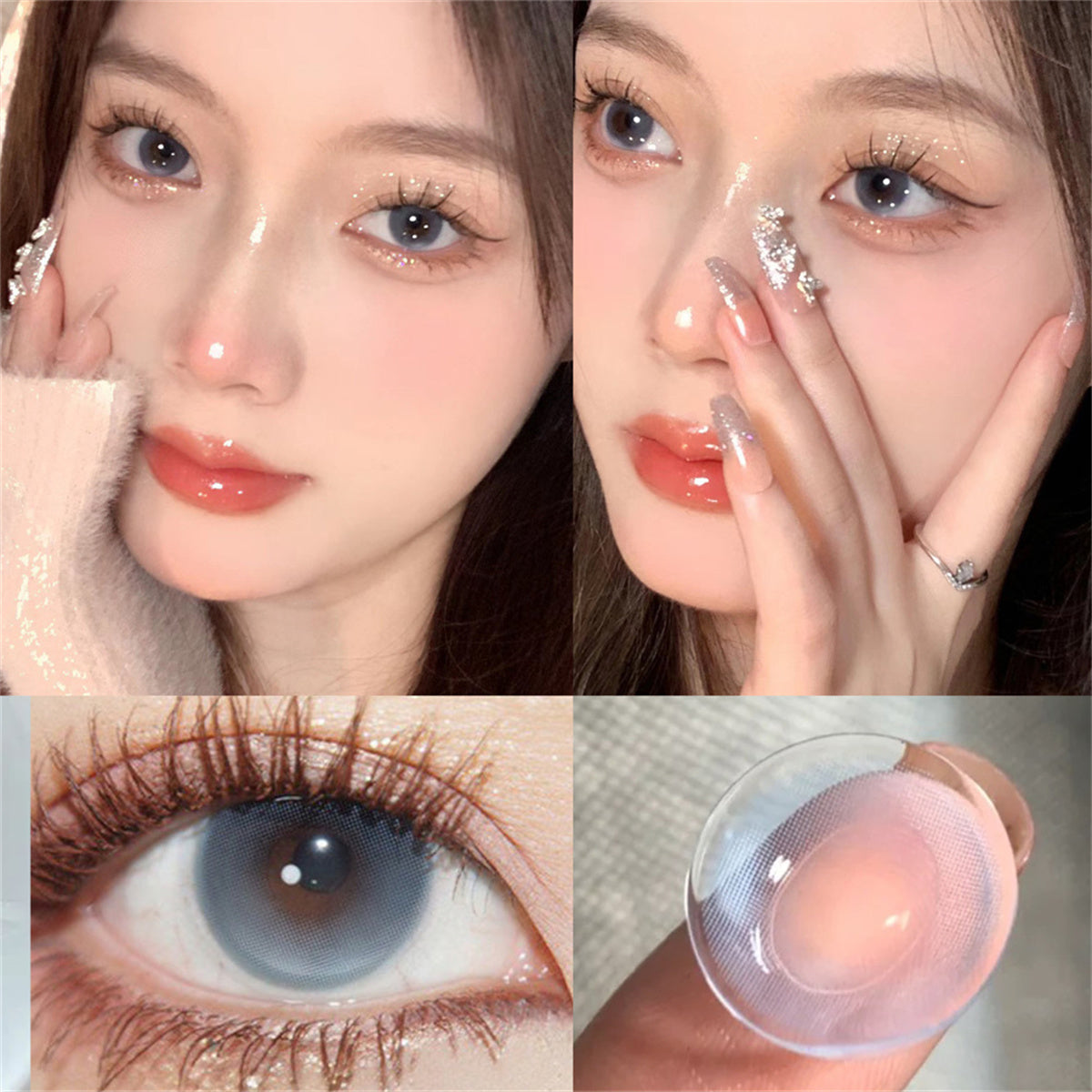 Morningcon Elf Sea Colored Contact Lenses For Eyes Half Yearly 2pcs