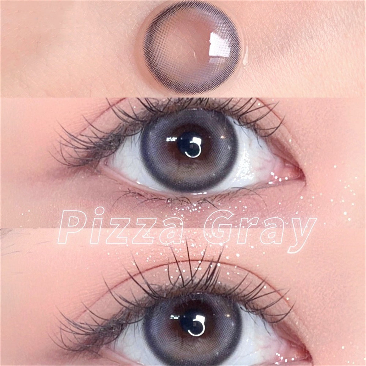 Morningcon Blue Tears Colored Contact Lenses For Eyes Half Yearly 2pcs