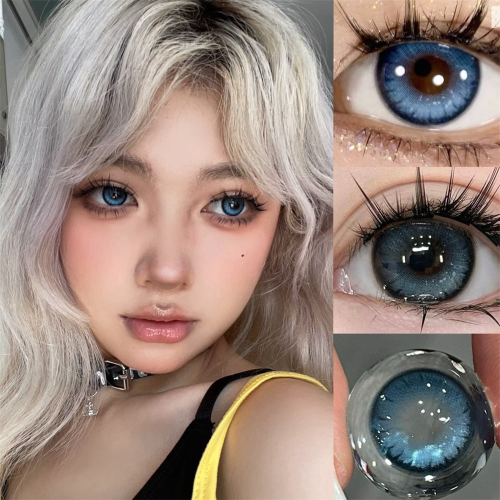 Morningcon Night Magic Colored Contact Lenses For Eyes Half Yearly 2pcs