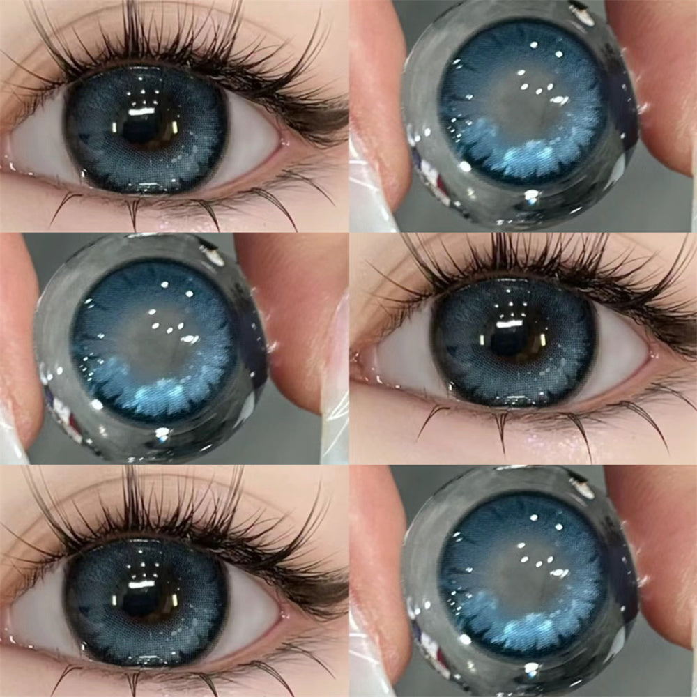 Morningcon Night Magic Colored Contact Lenses For Eyes Half Yearly 2pcs