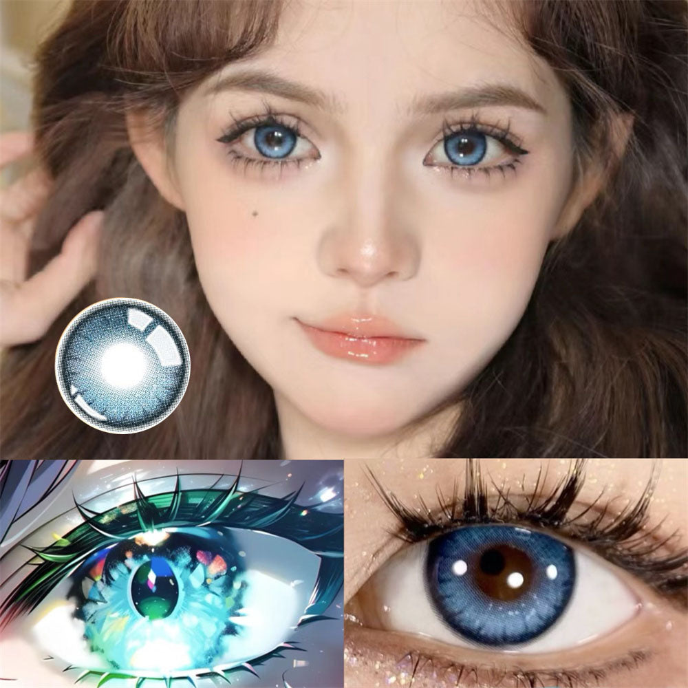 Morningcon Night Magic Colored Contact Lenses For Eyes Half Yearly 2pcs