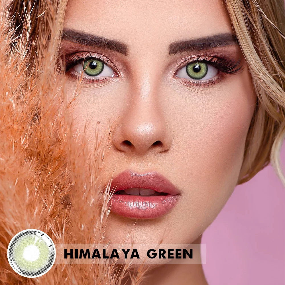 Morningcon Himalayan Colored Contact Lenses For Eyes Half Yearly 2pcs