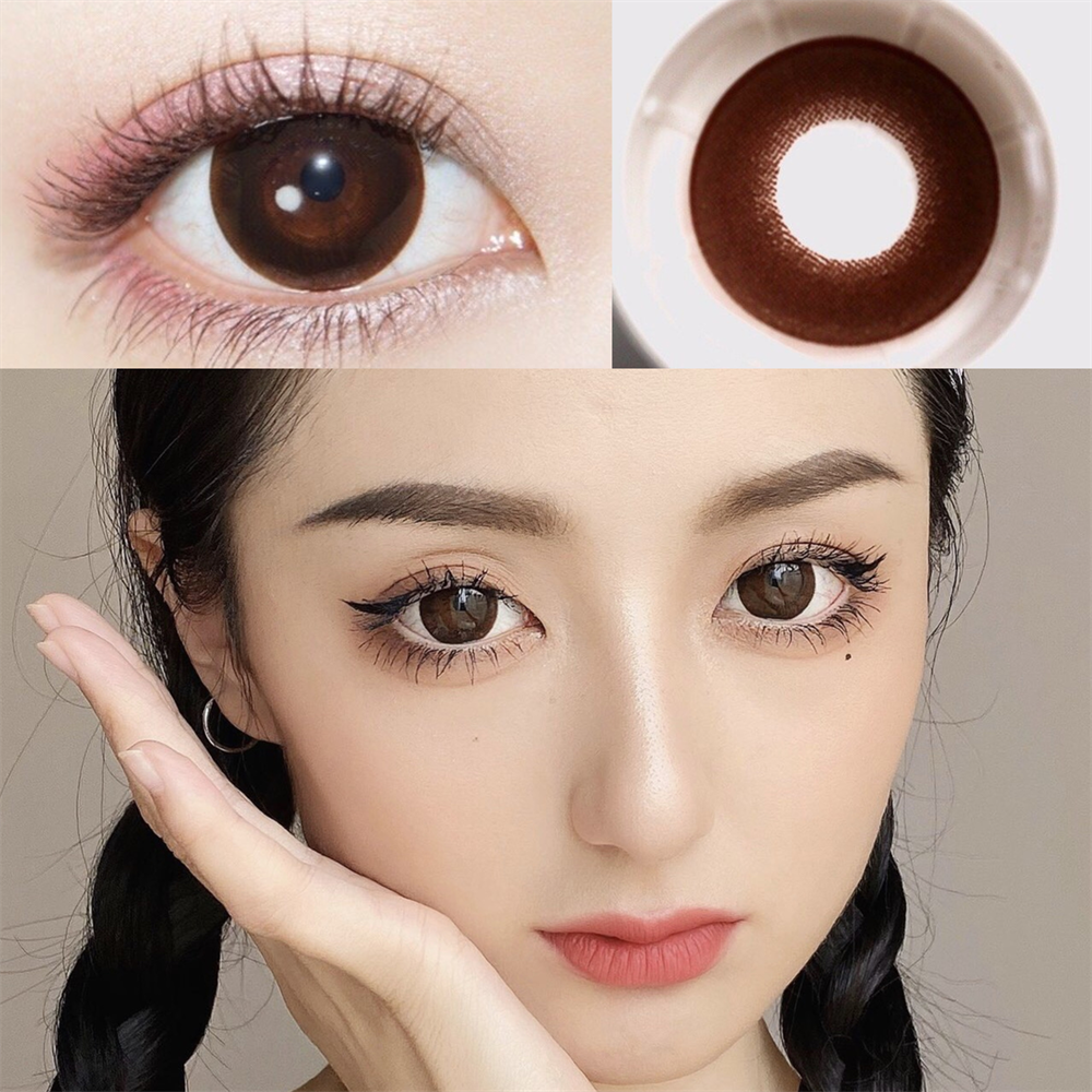 Morningcon Giant rings Colored Contact Lenses For Eyes Half Yearly 2pcs