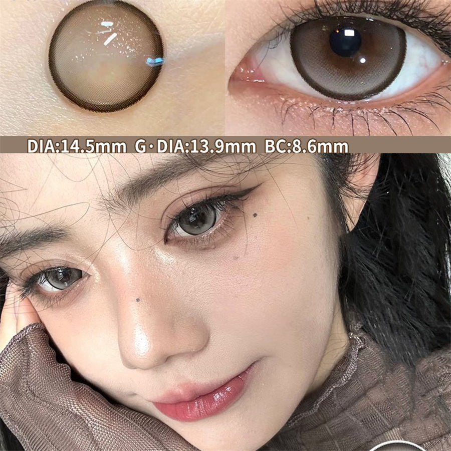 Morningcon Condensed Colored Contact Lenses For Eyes Half Yearly 2pcs