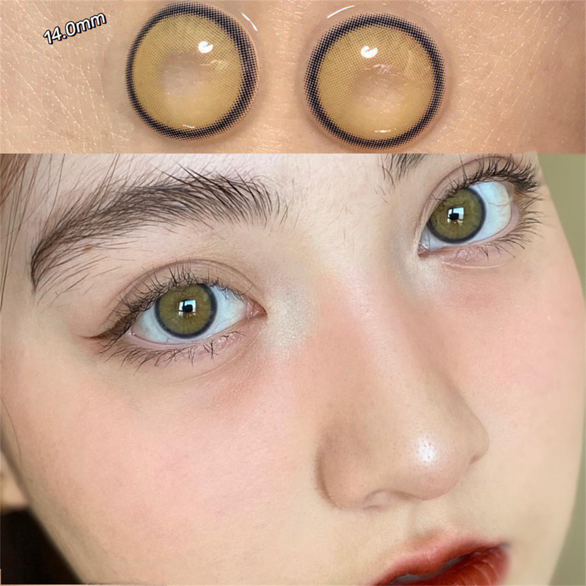 Morningcon Xiaoqing Colored Contact Lenses For Eyes Half Yearly