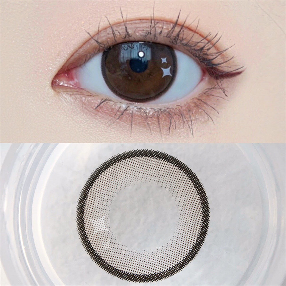 Morningcon Butterscotch Versailles Colored Contact Lenses For Eyes Half Yearly