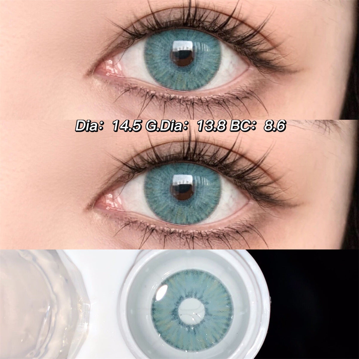 Morningcon New York Colored Contact Lenses For Eyes Half Yearly 2pcs