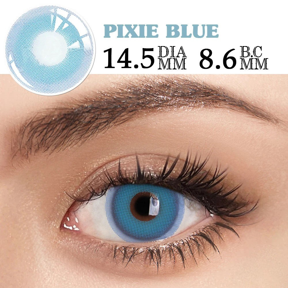 Morningcon pixie Colored Contact Lenses For Eyes Half Yearly 2pcs