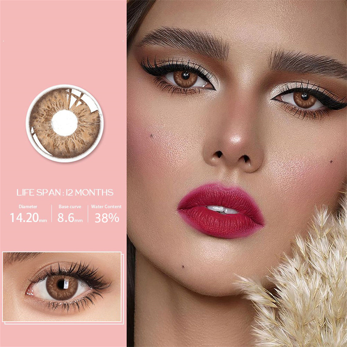 Morningcon Fa13 Colored Contact Lenses For Eyes Half Yearly 2pcs