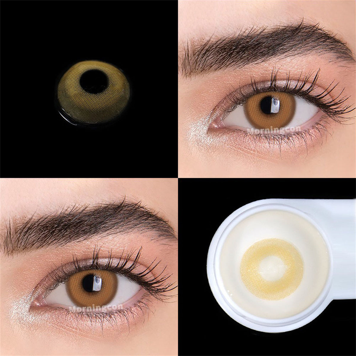 Morningcon pixie Colored Contact Lenses For Eyes Half Yearly 2pcs