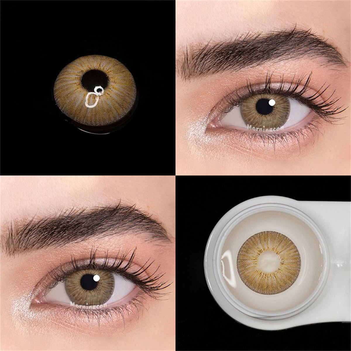 Morningcon New yourk Colored Contact Lenses For Eyes Half Yearly 2pcs