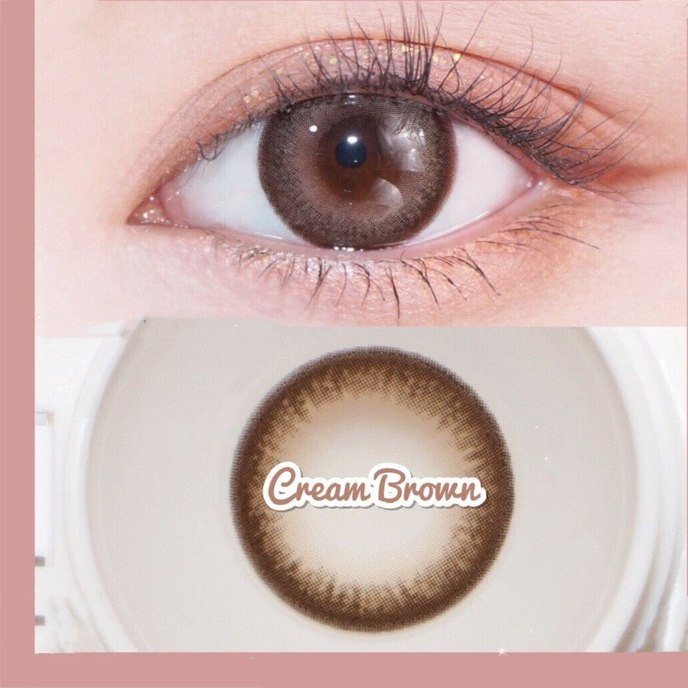 Morningcon Dorayaki Colored Contact Lenses For Eyes Half Yearly 2pcs