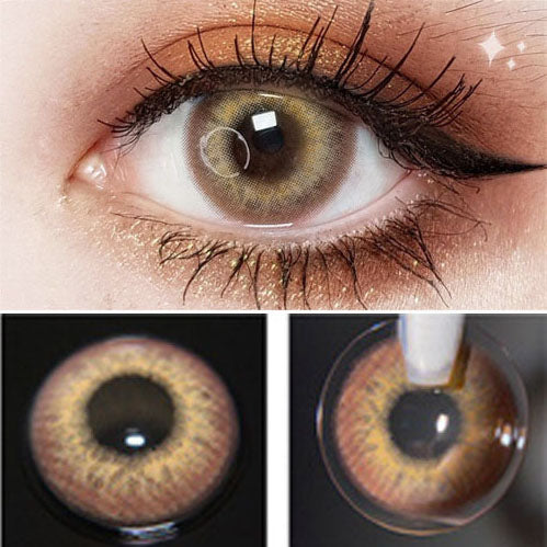 Morningcon Mermaid Tears Colored Contact Lenses For Eyes Half Yearly 2pcs