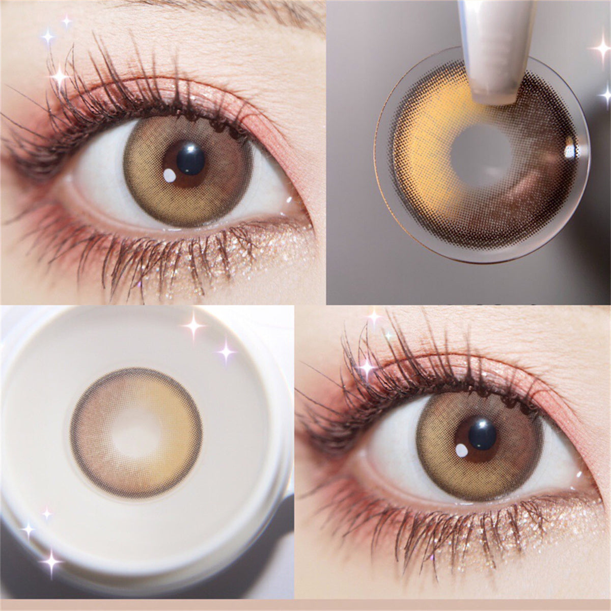 Morningcon Juniperus horizontalis Colored Contact Lenses For Eyes Half Yearly 2pcs