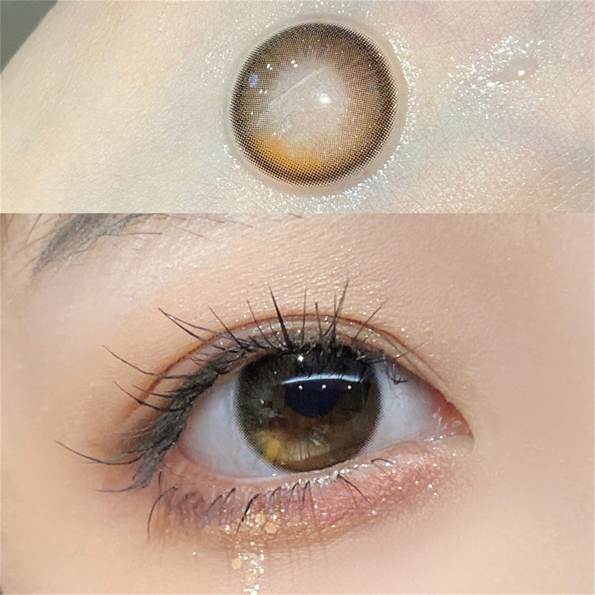 Morningcon Sunday Colored Contact Lenses For Eyes Half Yearly 2pcs