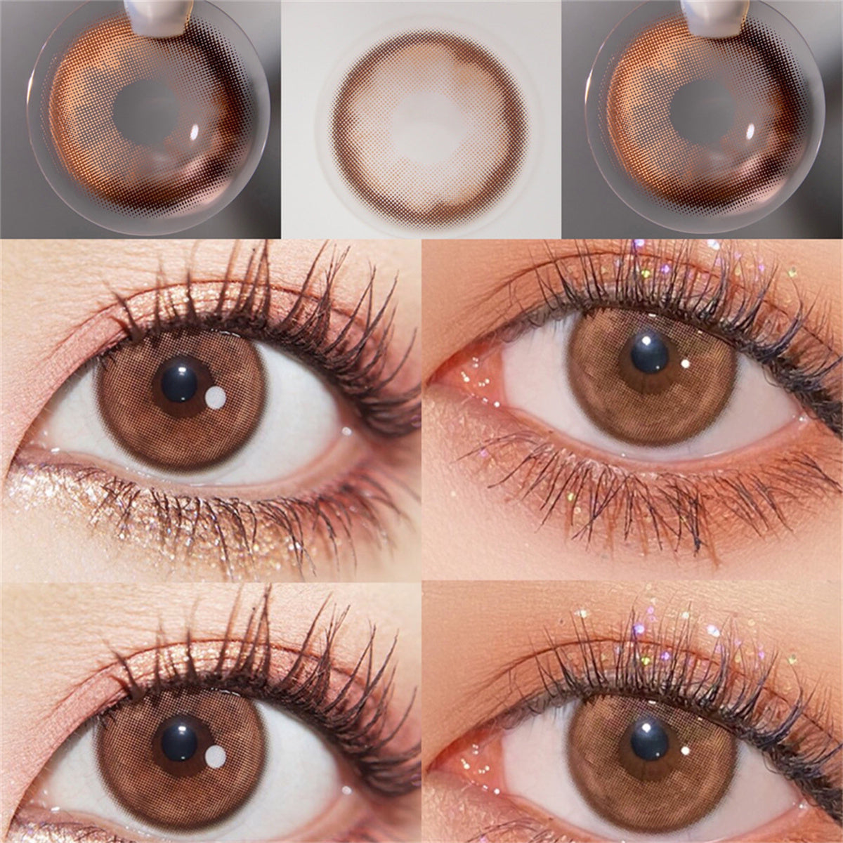 Morningcon Nanako Colored Contact Lenses For Eyes Half Yearly 2pcs