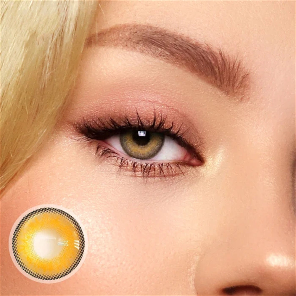 Morningcon Himalayan Colored Contact Lenses For Eyes Half Yearly 2pcs