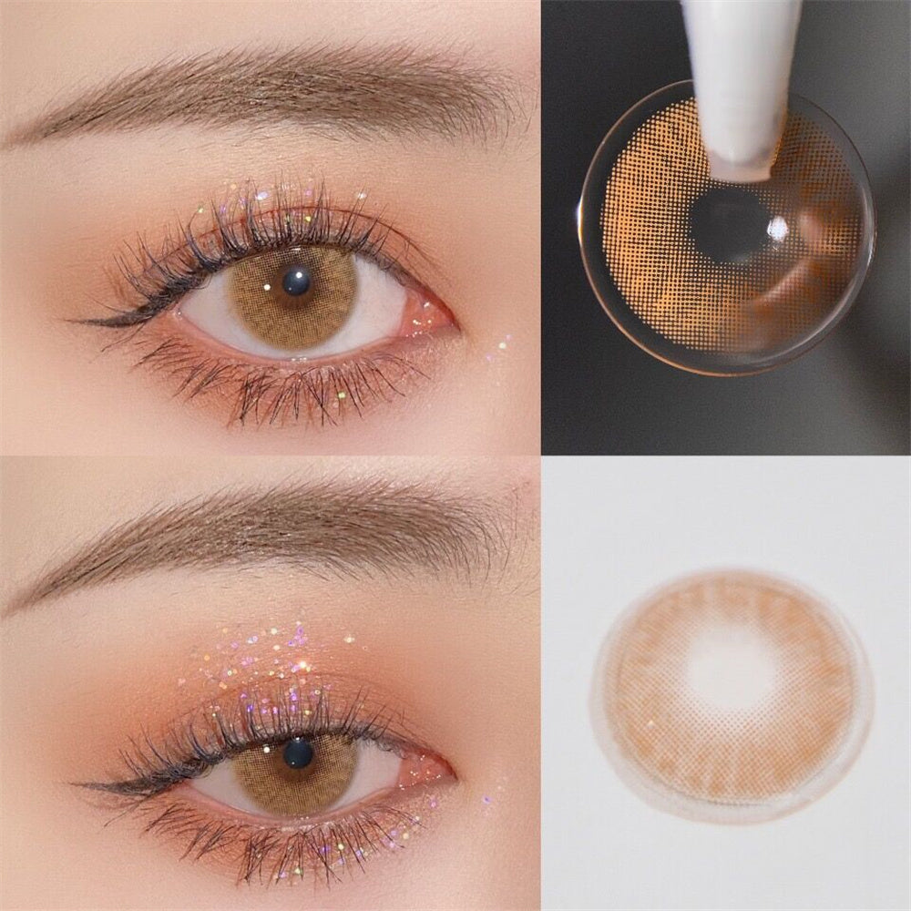 Morningcon Mickey Colored Contact Lenses For Eyes Half Yearly 2pcs