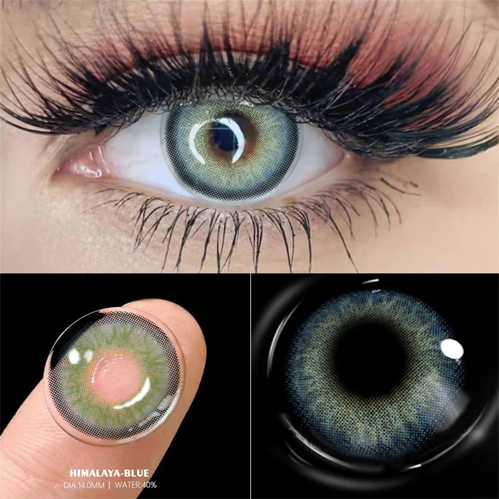 Morningcon Himalayan Colored Contact Lenses For Eyes Half Yearly 2pcs