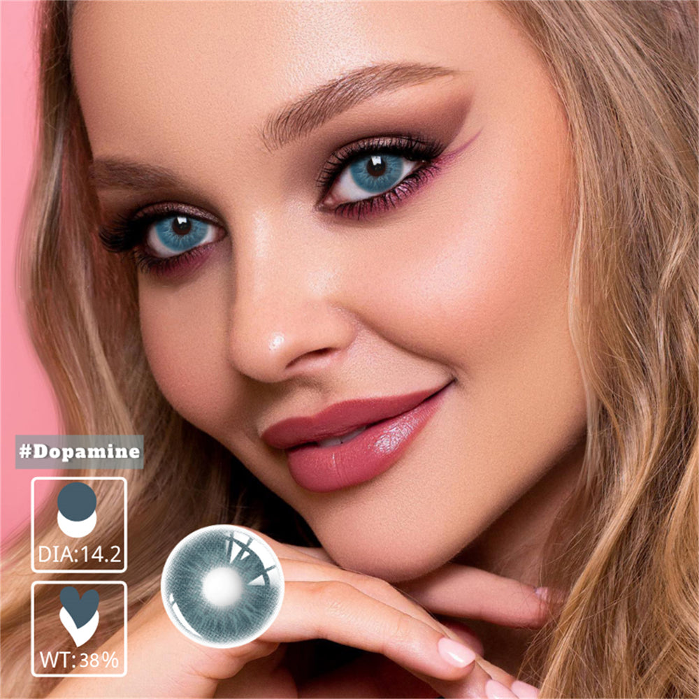 Morningcon Story Colored Contact Lenses For Eyes Half Yearly 2pcs
