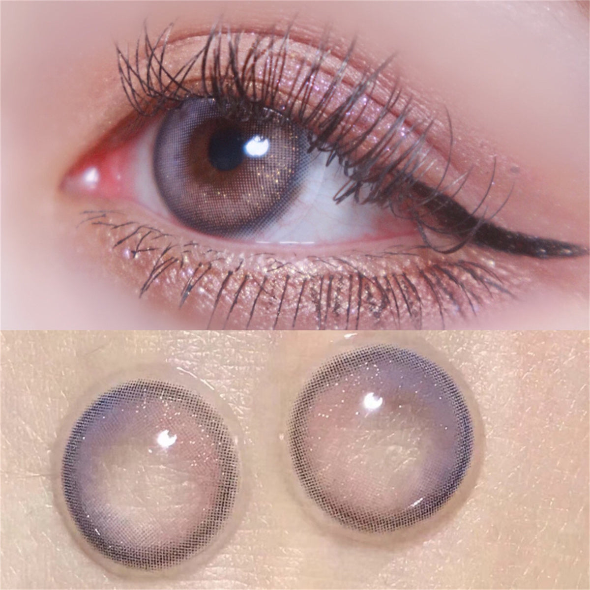 Morningcon Papa Colored Contact Lenses For Eyes Half Yearly 2pcs