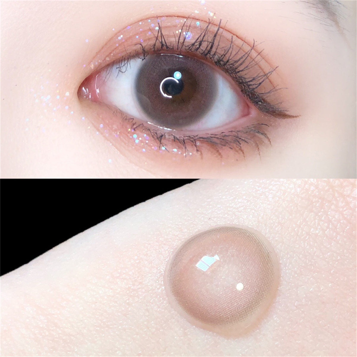 Morningcon Little Innocent Colored Contact Lenses For Eyes Half Yearly 2pcs