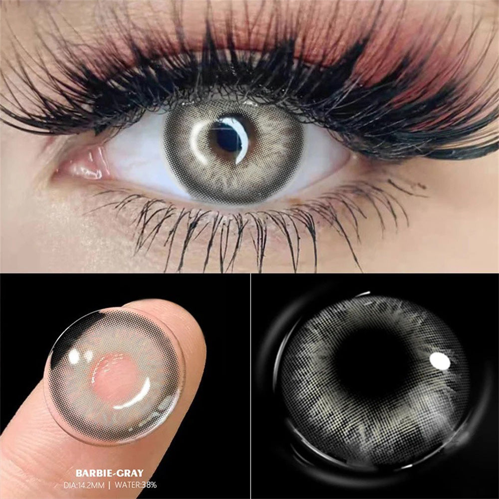 Morningcon Barbie-F25 Colored Contact Lenses For Eyes Half Yearly 2pcs