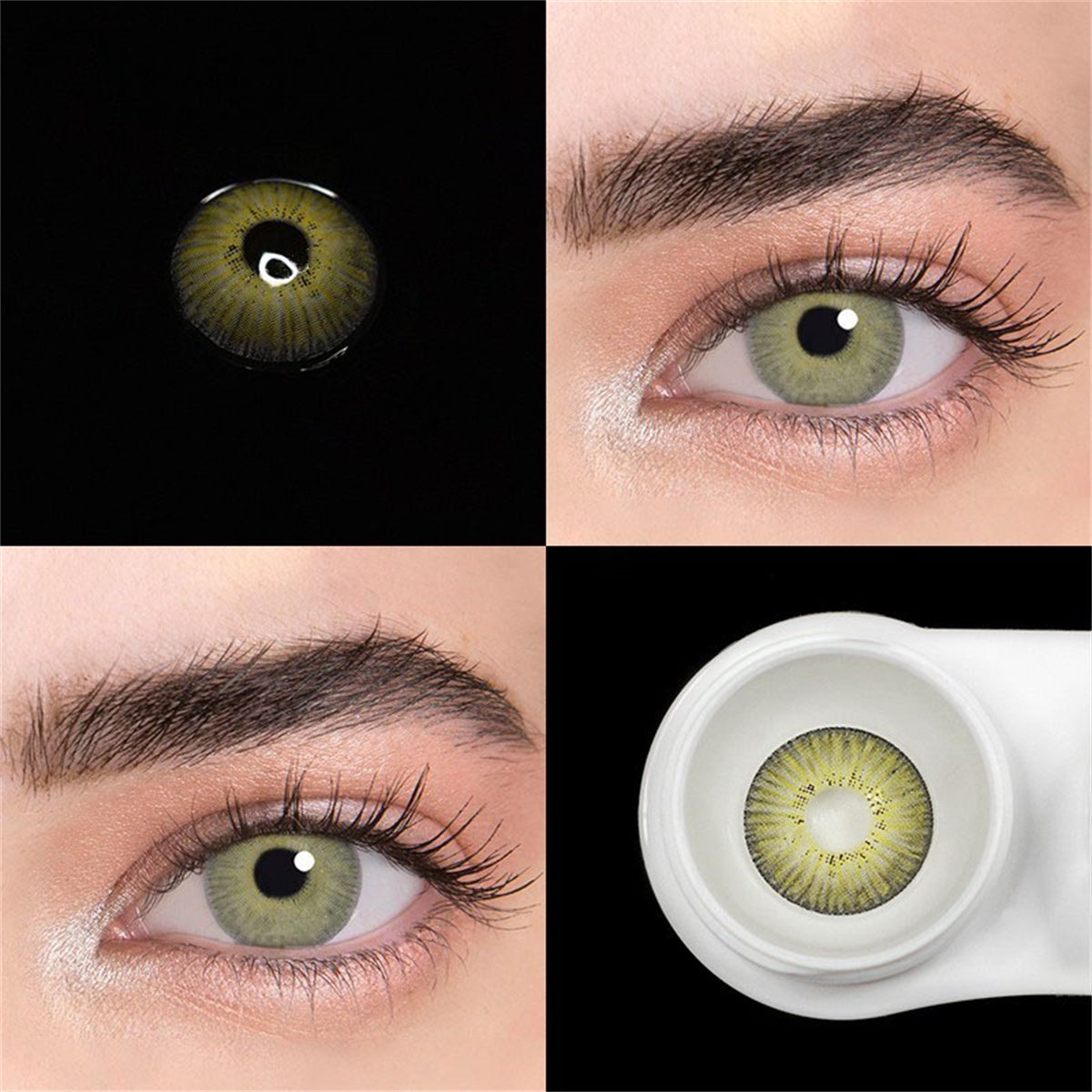 Morningcon New yourk Colored Contact Lenses For Eyes Half Yearly 2pcs