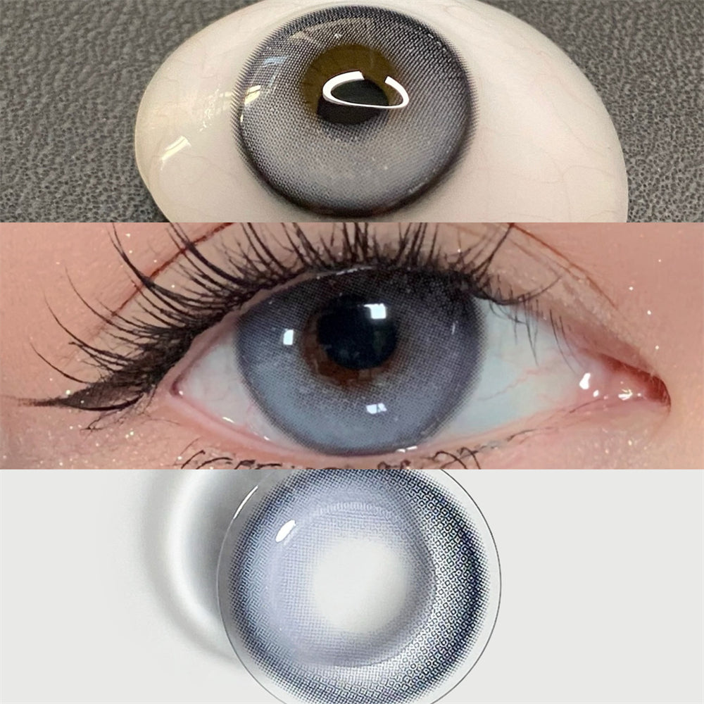 Morningcon Fog reflects light Colored Contact Lenses For Eyes Half Yearly 2pcs