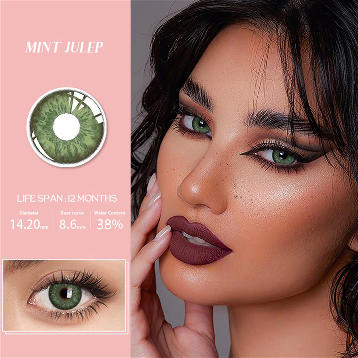Morningcon Fa13 Colored Contact Lenses For Eyes Half Yearly 2pcs