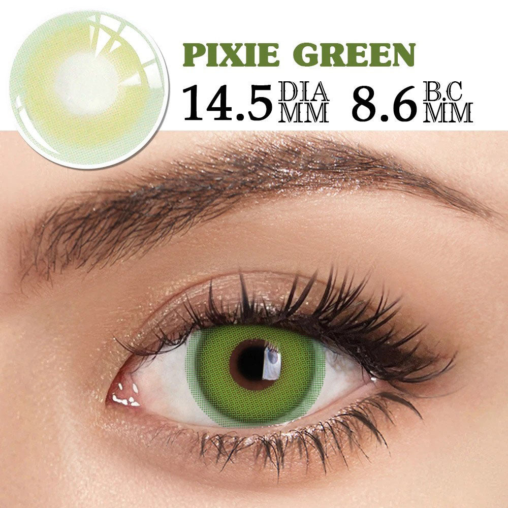 Morningcon pixie Colored Contact Lenses For Eyes Half Yearly 2pcs