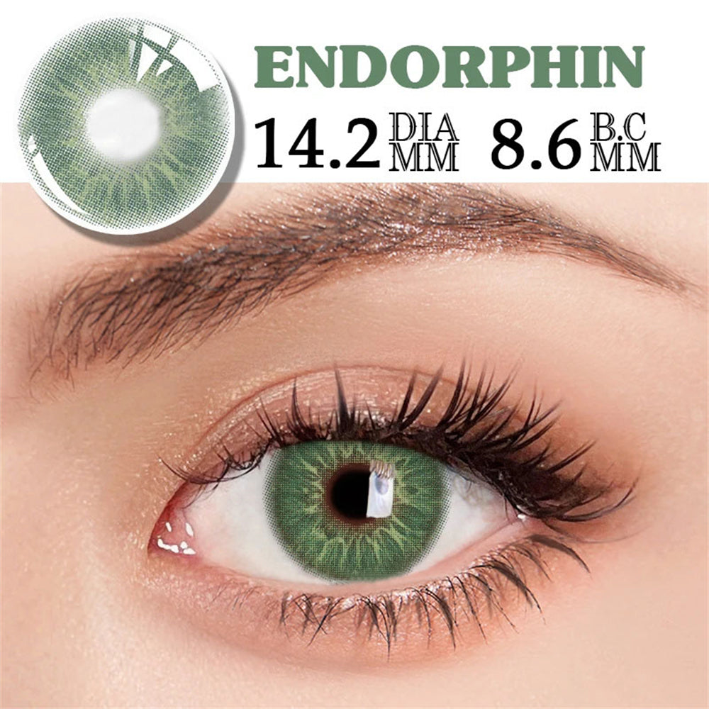 Morningcon Story Colored Contact Lenses For Eyes Half Yearly 2pcs