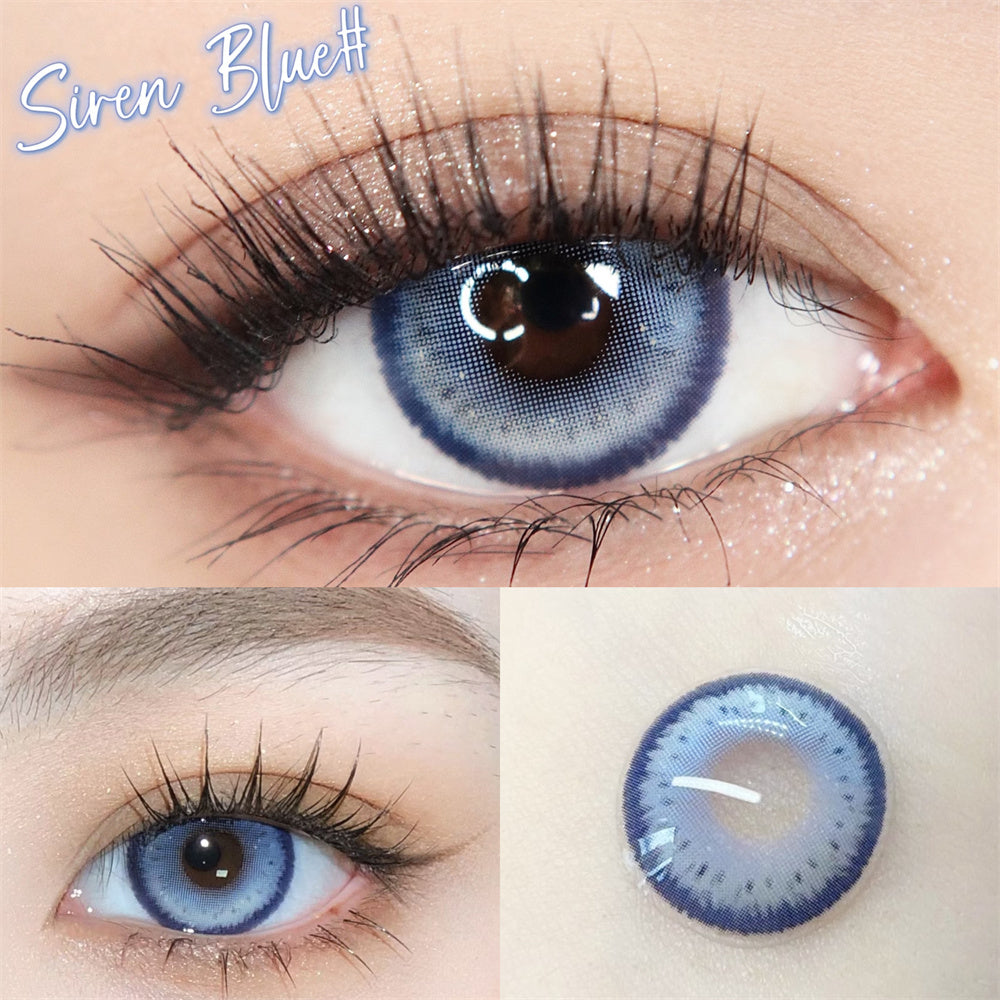 Morningcon Mustard Colored Contact Lenses For Eyes Half Yearly 2pcs