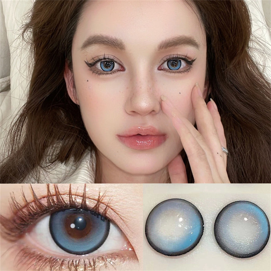 Morningcon Condensed Colored Contact Lenses For Eyes Half Yearly 2pcs